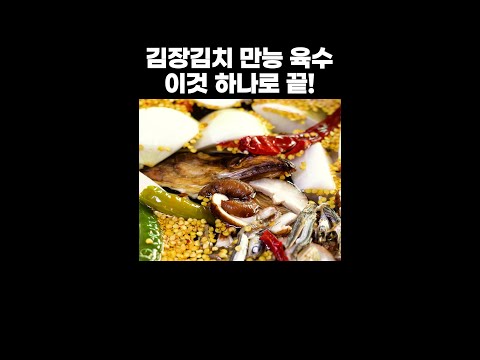 이 육수 하나로 1년 내내 김치가 맛있습니다 김장육수만들기 재료+끓이는 시간 꿀팁 공개