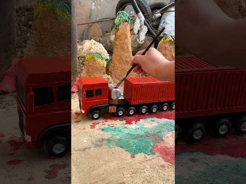 I painted my truck 🚒 #shorts