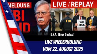 Eilmeldung: FBI Razzia in John Bolten`s Haus. Trump verkündet FIFA- Weltmeisterschaft.