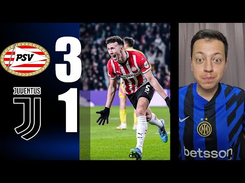 DISASTRO JUVE! PERISIC SCATENATO!! PSV 3-1 JUVE - CHAMPIONS LEAGUE