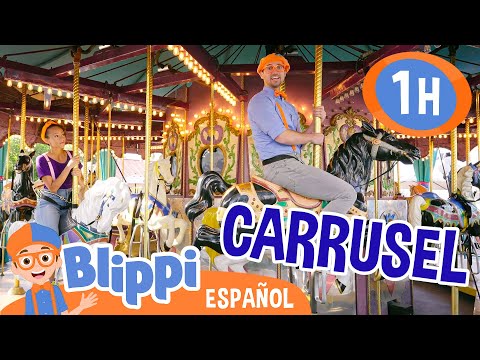 Blippi y Meekah en el carrusel 🐎 | Blippi Español | Videos educativos para niños | Aprende y Juega