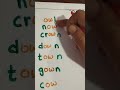 Identifying 'o' and 'ow' Sounds