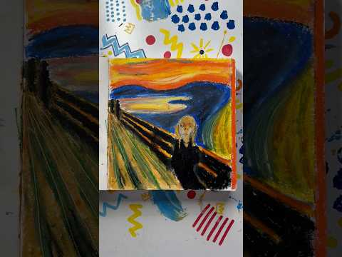 C’est quel genre de balade ça 😂 #dessin #shortsart #cri #munch
