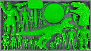 Dinosaurus Jurassic World Dominion:T-Rex, Siren Head, King kong, Catnap, Skibidi, Godzilla