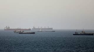 YouTube video thumbnail: Oil Tanker Hit by 'Unknown Projectile' in Strait of Hormuz, British Military Says