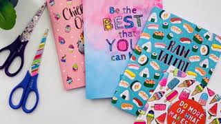 Exercise Books 2020 Collection is here! 50 Awesome designs for notes, school and writing