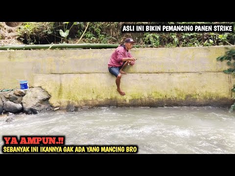 ASTAGA.!! BANYAK IKAN PEMANCING GAK ADA || MANCING SEHABIS HUJAN IKANNYA MELIMPAH BRO