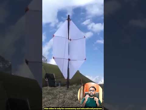 জঙ্গল বা পাহাড়ে আটকে গেলে প্রাণ বাঁচাবে এই ছোট্ট আবিষ্কার। Portable wind turbine