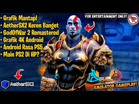 God of War 2 Remastered Android Offline | Grafik HD 4K di AetherSX2 Emulator PS2!