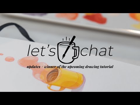 Let's Chat -  While I Paint a Cute Little Coffee Cup