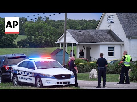 YouTube video thumbnail: Two Women Killed in Kentucky Church Shooting After Trooper Shot, Police say