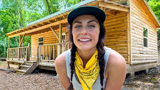 I Bought a Remote, Unfinished Cabin & Land for CHEAP (full tour)