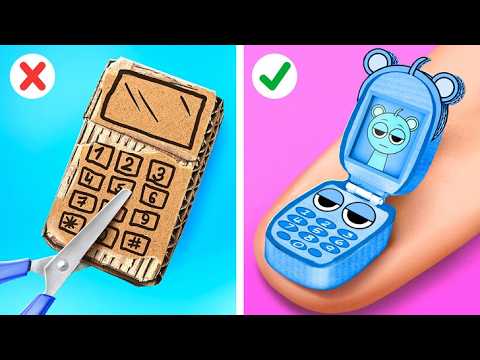 Las mejores manualidades con papel 😻 *¡Teléfono de cartón LEGO DIY!* Trucos e ideas fáciles