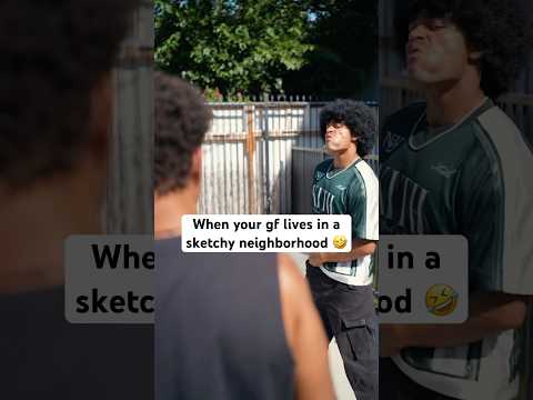 When your girlfriend lives in a sketchy neighborhood‼️🤣 #comedyshorts #sketchcomedy #snl