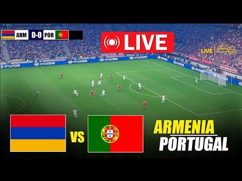 🔴LIVE : ARMENIA vs PORTUGAL | Qualifiers eFootball PES 21 Simulation Gameplay