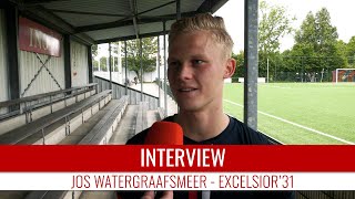 Screenshot van video Stan ter Haar: "Je ziet dat voetbal maar bijzaak is" | JOS Watergraafsmeer - Excelsior'31