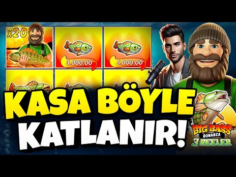 SLOT OYUNLARI💥BIG BASS BONANZA 3 REELER💥KASA BÖYLE KATLANIR!!#slot #slotoyunları #casino