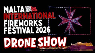 Malta International Fireworks Festival 2026 – Drone Show
