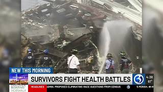 YouTube video thumbnail: CT Survivors Still Fighting 25 Years After 9/11 Toxic Exposure