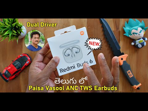 Redmi Buds 6 Budget ANC TWS Earbuds 2025 😱 Unboxing in Telugu...