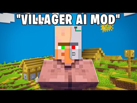 HO INSERITO L'INTELLIGENZA ARTIFICIALE NEI VILLAGER DI MINECRAFT!