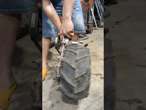 Dự án chế xe rùa gắn động cơ máy phát cỏ