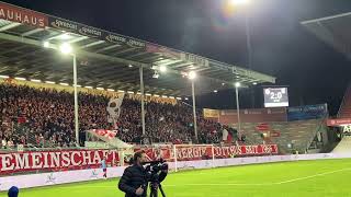 Stimmung beim Spiel Energie Cottbus gegen Chemie Leipzig (2:0)