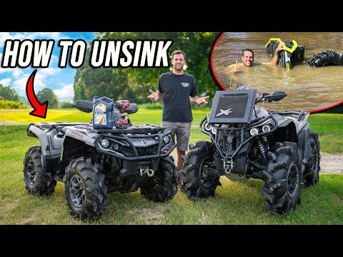 How To UNSINK a Can-Am Outlander/Renegade (Step by Step Process)