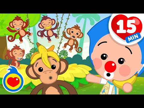 🐵🙈Five Little Monkeys, Little Bee 🐝 + More Fun Kids Songs ♫ Plim Plim - The Kindness Hero