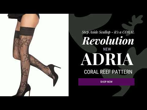 Coral Reef Stockings That Stay Up Without a Garter Belt