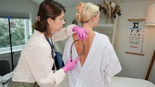 ASMR Back Examination | Head, Neck, Spine Assessment | Intentiona ASMRl, Soft Spoken for Relaxation