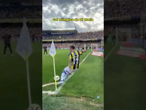 🤯 Fideoooo. Miren este ángulo del gol olímpico de Di María #shorts