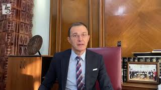 Mesajul domnului academician Ioan Aurel Pop cu ocazia aniversării a 75 de ani de UNESCO