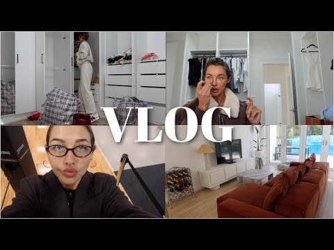 VLOG | Unpacking my new home | Closet renovation | My Birthday
