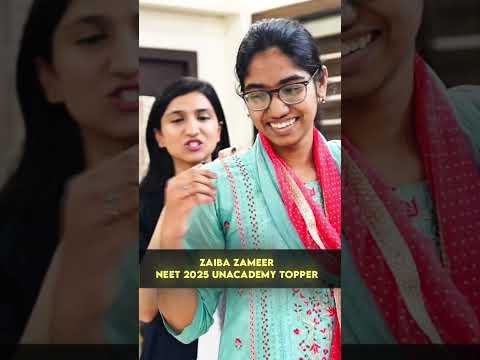 Huge Congrats 🎉 Zaiba Zameer Cracks NEET & Makes Us Proud ❤️ #neet2025 #neet2025result