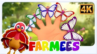 Butterfly Finger Family - Nursery Rhyme for Kids | Fun Learning Songs
