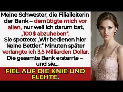 Meine Schwester lachte, als ich um $100 bat – die Familie flehte, als sie mein Guthaben sah.