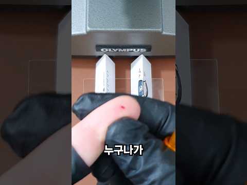 적혈구 #확대인 #현미경 #1000배