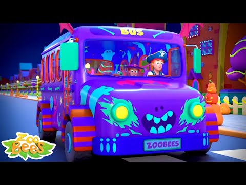 Wheels On The Bus Halloween Song & Spooky Rhyme by Zoobees