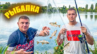 РЫБАЛКА НА КИТАЙСКИЕ СНАСТИ! Мы удивились, оно работает! ГОТОВИМ НА КОСТРЕ!