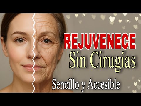 ¡Adiós Arrugas!😱REJUVENECE el Rostro SIN CIRUGÍAS✨de Forma Fácil y Económica😍Luce 10 Años Más Joven