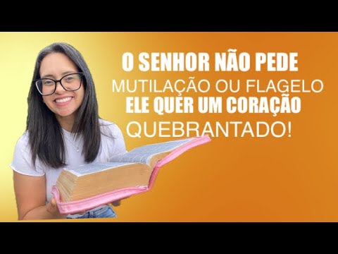 Deuteronômio 14 O Senhor não Pede Mutilação ou Flagelo Ele quer um coração quebrantado!