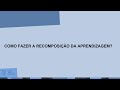 Recomposição de Aprendizagem na Educação