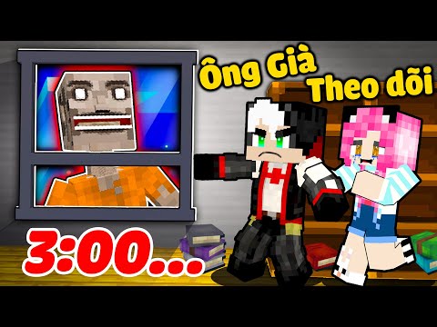 MỀU THỬ THÁCH 3 GIỜ SÁNG TRỐN KHỎI ÔNG NỘI KINH DỊ TRONG MINECRAFT*REDHOOD PHÁT HIỆN ÔNG KẸ THEO DÕI