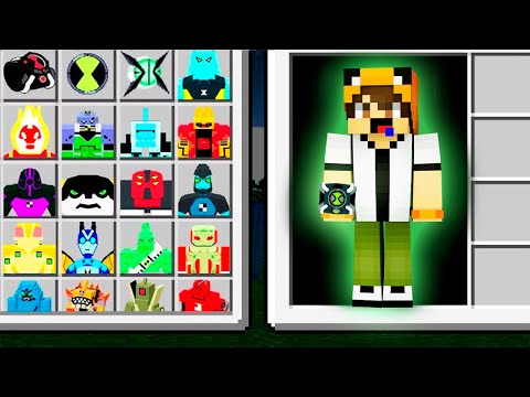 Conseguí TODOS los Alienígenas de BEN10 en Minecraft!