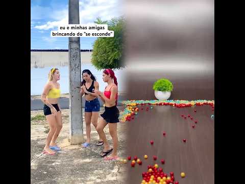 Eu e minhas amigas brincando do se esconde #turmadavalzinha