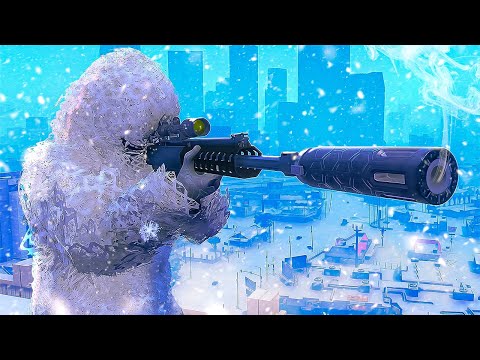 Hidden Snow Sniper Hunts Cops in GTA 5 RP