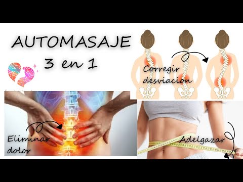 Automasaje 3 en 1-elimina dolor de lumbago, posiciona la columna y reduce volumen