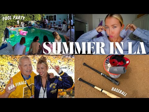 LA SUMMER VLOG: Favorite Ulta Beauty products, Pool Parties, Flirting & Pacer's in the NBA Finals