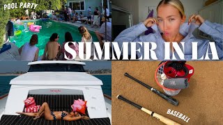 LA SUMMER VLOG: Favorite Ulta Beauty products, Pool Parties, Flirting & Pacer's in the NBA Finals